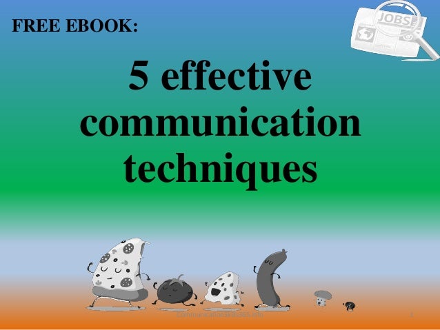 5 effective communication techniques pdf free download