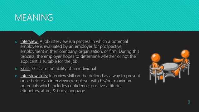 Interview Skills | PPT | Free Download