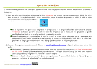 5 Curso de POO en java - ejecución eclipse | PDF