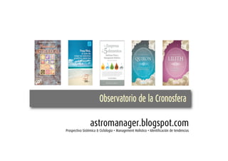 astromanager.blogspot.com
Prospectiva Sistémica & Ciclología • Management Holístico • Identificación de tendencias
 