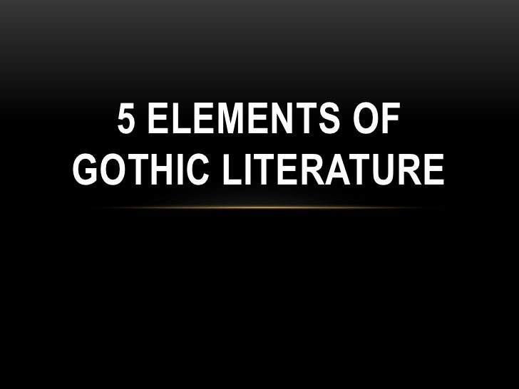 gothic literature setting