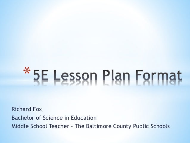 science lesson plan templates