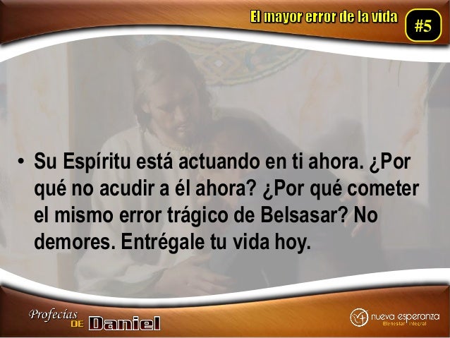 Seminario de las Profecías del Libro de Daniel Nº 5 El