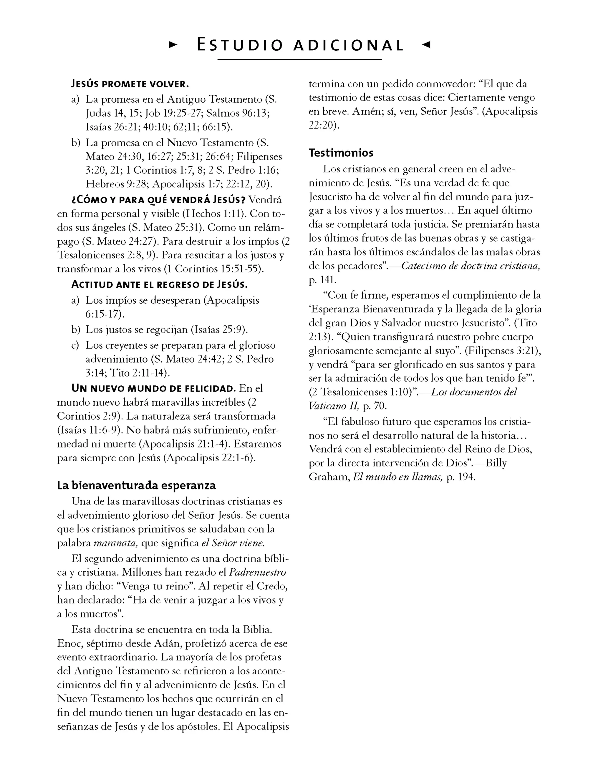 5/31 – EL SEGUNDO ADVENIMIENTO DE CRISTO – CURSO BÍBLICO LA FE DE JESÚS ...