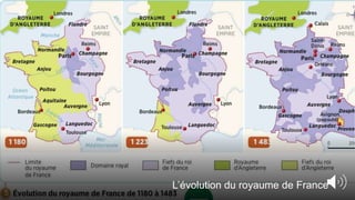 L’évolution du royaume de France
 