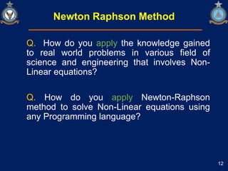 5e model Newton Method for Nonlinear Equations.pptx