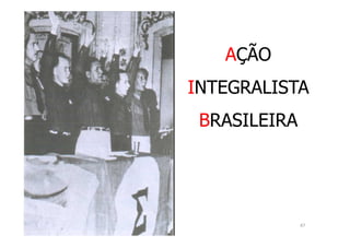AÇÇÃÃOO 
INNTTEEGGRRAALLIISSTTAA 
BRRAASSIILLEEIIRRAA 
47 
 