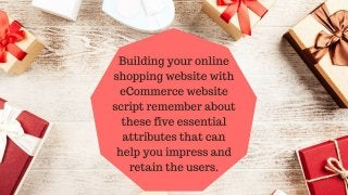 5 essentials on e commerce website script for successful online shopping business