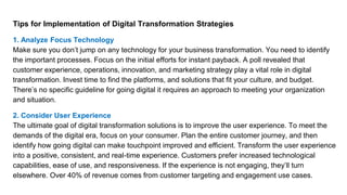 5 essential tips for successful digital transformation strategies in 2021