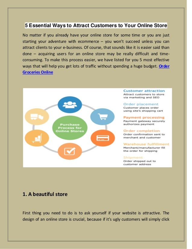 5 essential ways to attract customers to your online store
