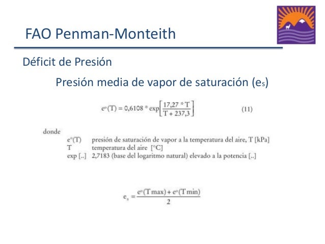Estimacion De La Evapotranspiracion De Referencia