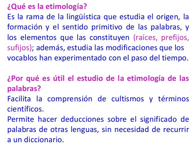 5° etimología griega
