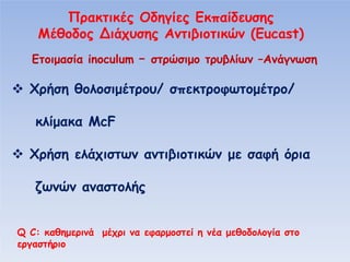 α

Β

ί

υ

παί

μα ία inoculum Ο

 Χ

μ

μ

υ/

π

υ

υ
(Eucast)
ί

φ

Ο

μ

/

ίμα α McF

 Χ

α

μ

αφ

α

α α
Q C: α
α

μ

μ

α φα μ

ί

α μ

ία

 