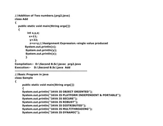 java languages programs compilation and execution | PPT