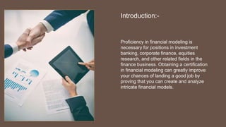 5 Expert Tips for Financial Modeling Certification PPTX