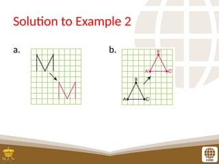 Solution to Example 2
a. b.
 