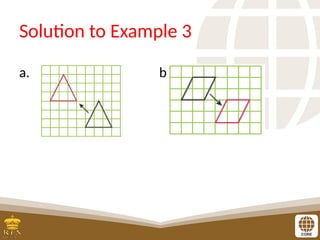 Solution to Example 3
a. b.
 