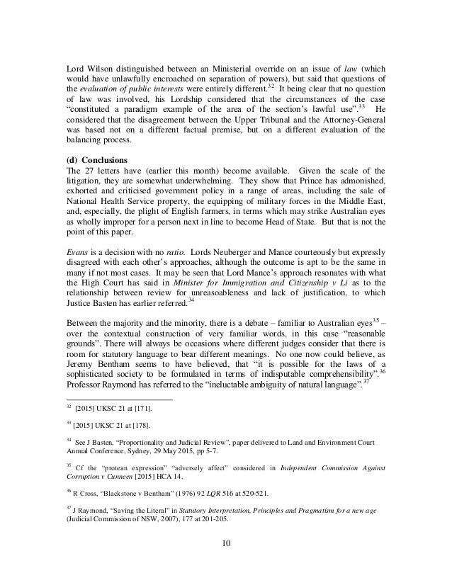 Ministerial override certificates and the law fact distinction A co…