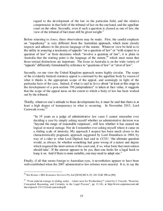 Ministerial override certificates and the law fact distinction A co…