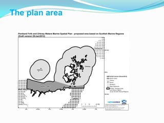 The plan area
 