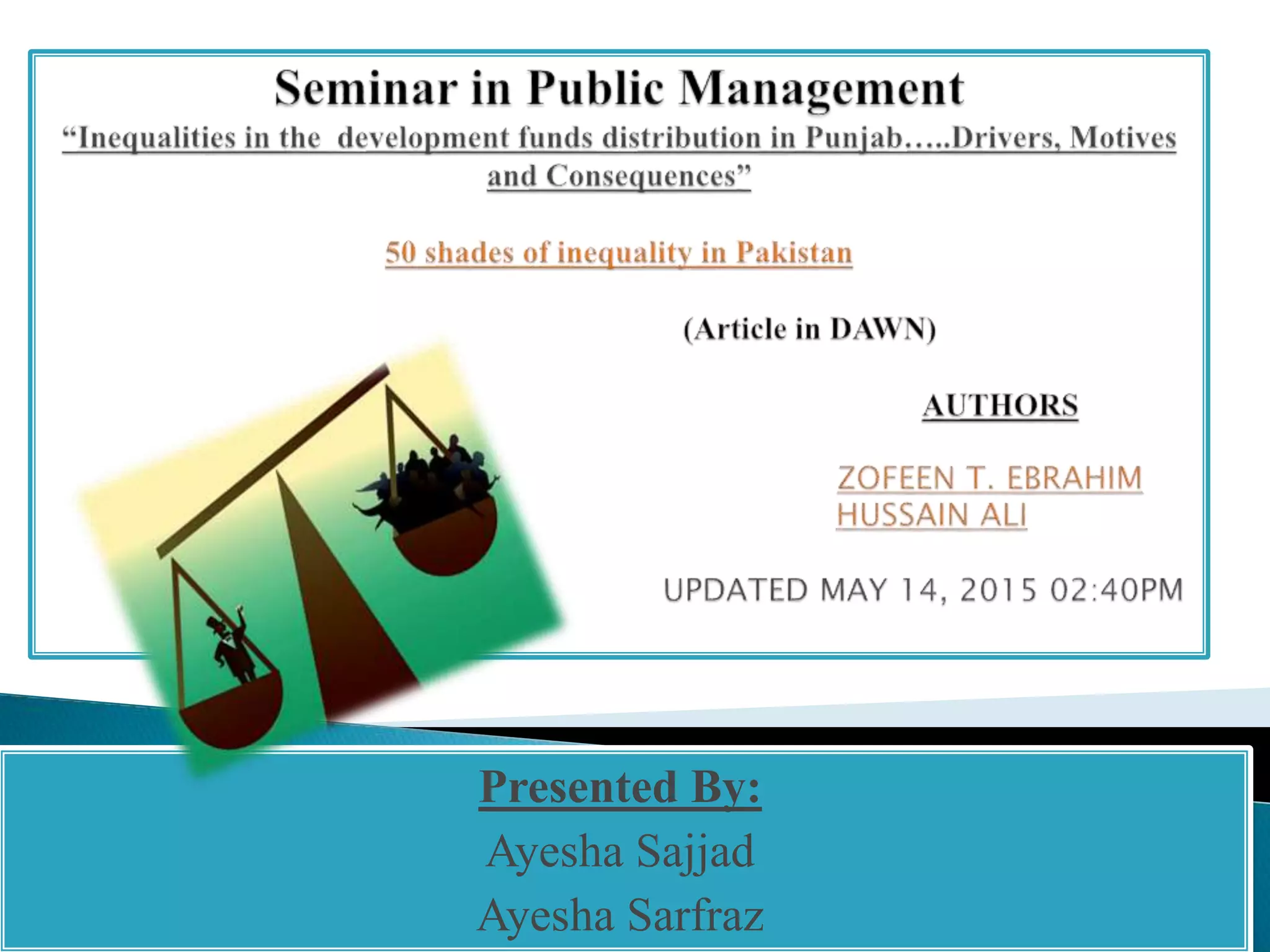 inequality-in-pakistan-ppt