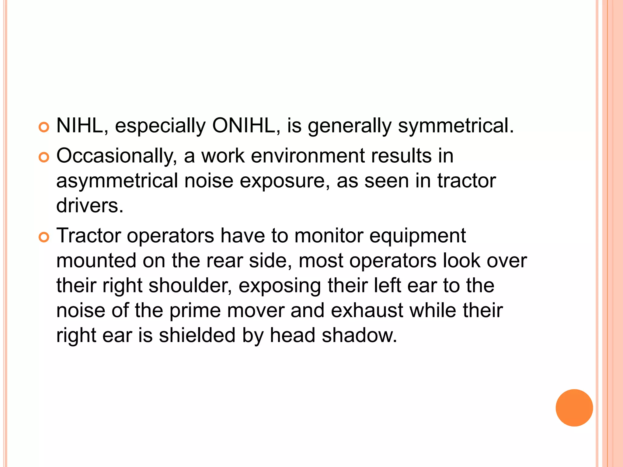 NOISE INDUCED HEARING LOSS | PPTX