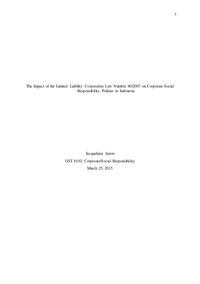 Research papers csr