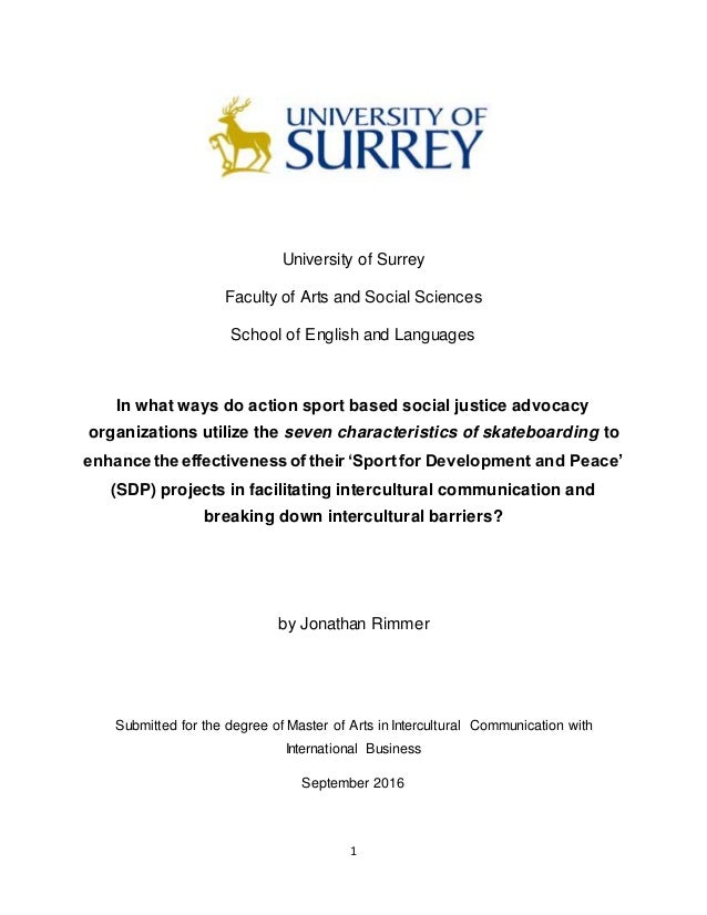 Dissertation on communication