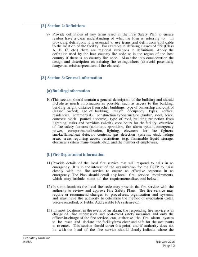 Fire Safety Guidelines Feb 2016