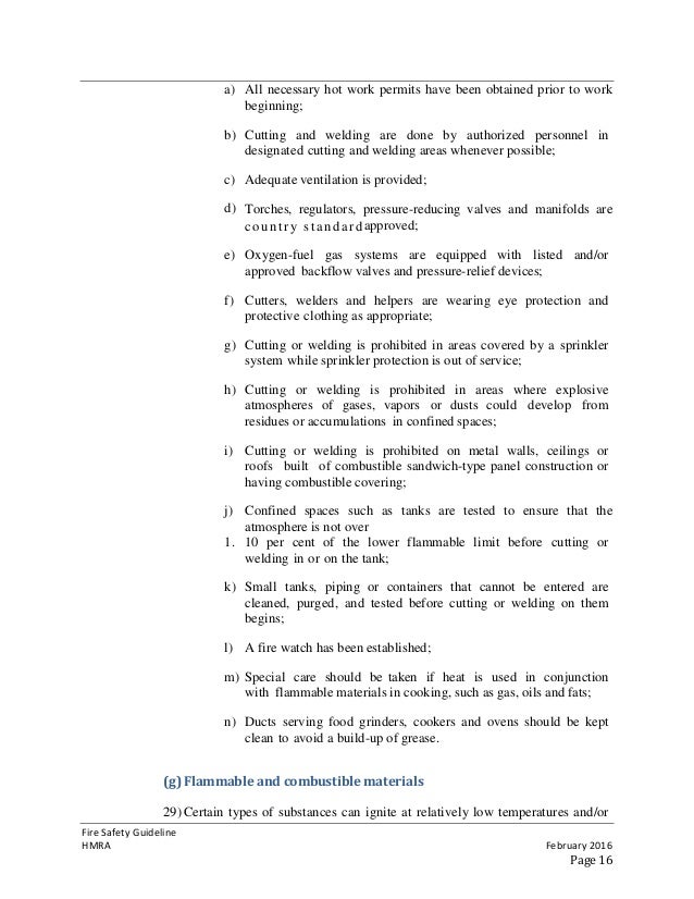 Fire Safety Guidelines Feb 2016