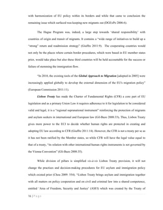 Externalisation of EU immigration policy: a raised drawbridge? | PDF