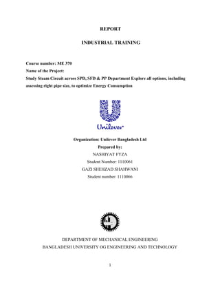 Report on Industrial Training | PDF | Mechanical and Industrial ...