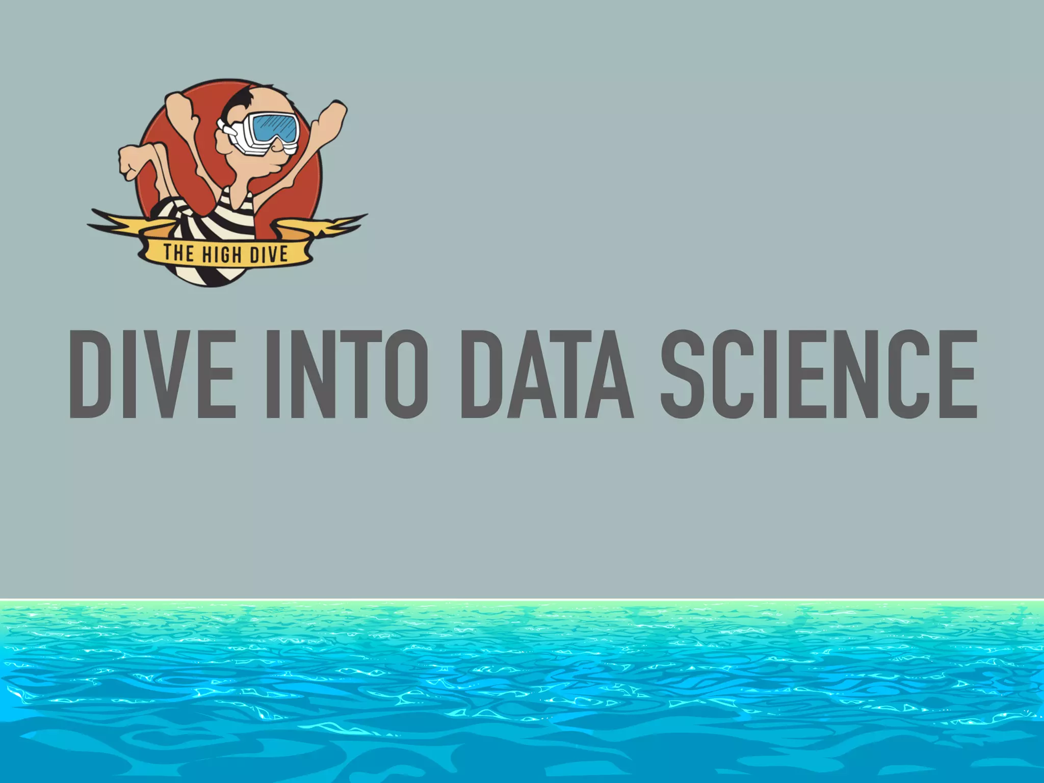 DIVE INTO DATA SCIENCE
 