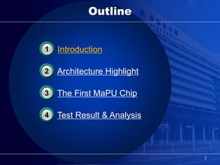 Mapu Device MaPU-HPCA2016 | PPTX