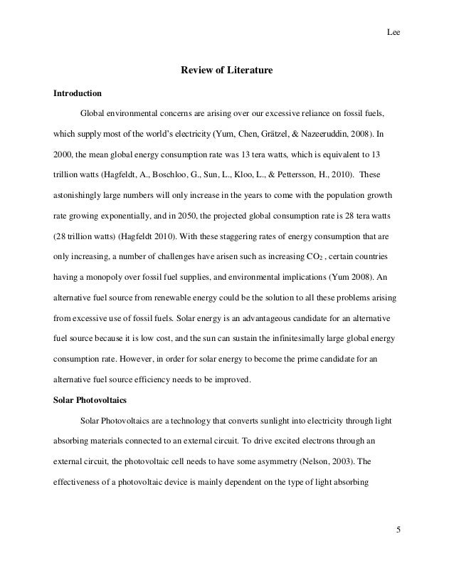 Science fair research paper example image