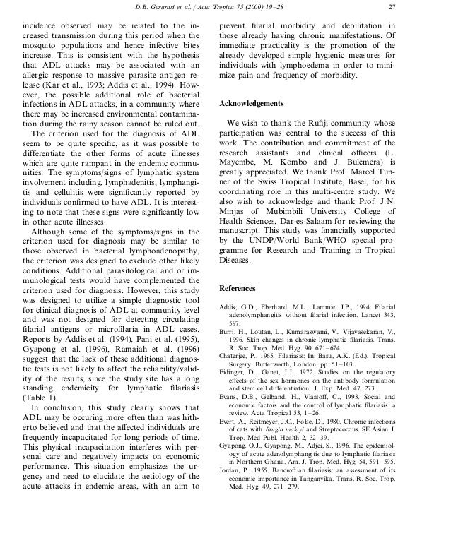 Types of filariasis picture