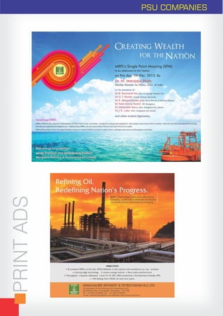 PRINTADS
PSU COMPANIES
 