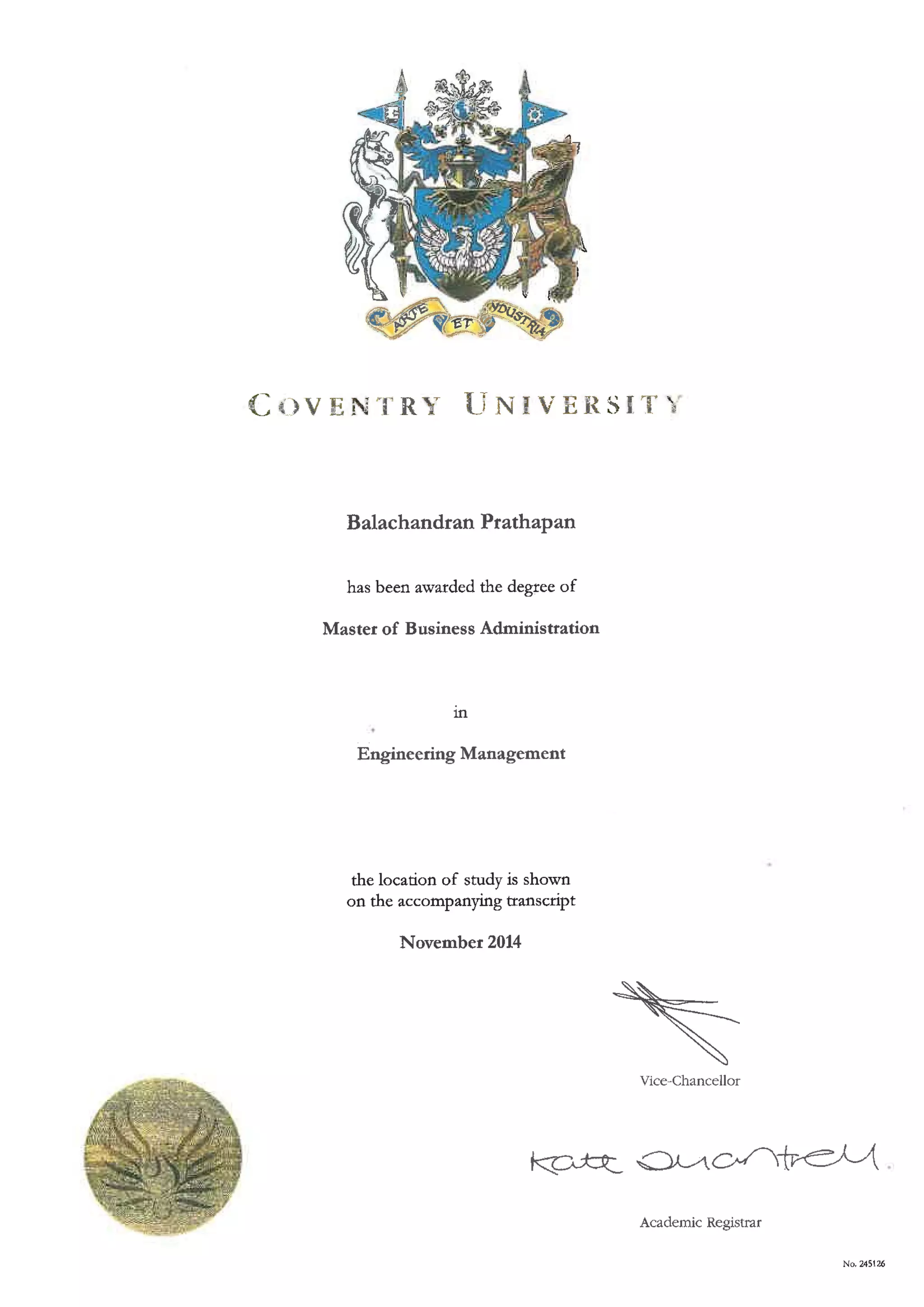 MBA IN ENGINEERING MANAGEMENT PDF