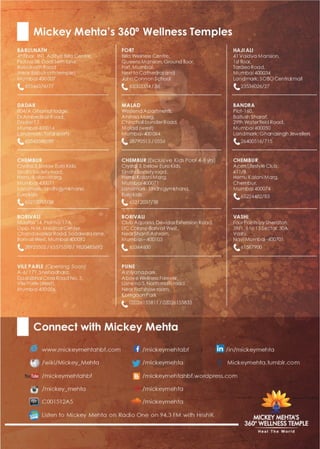 Mickey Mehta's Profile