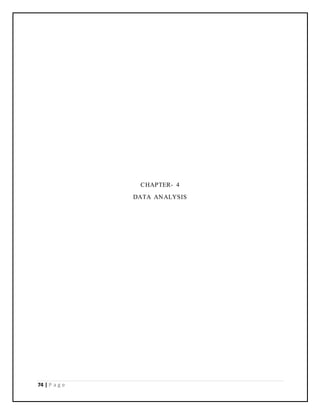 74 | P a g e
CHAPTER- 4
DATA ANALYSIS
 