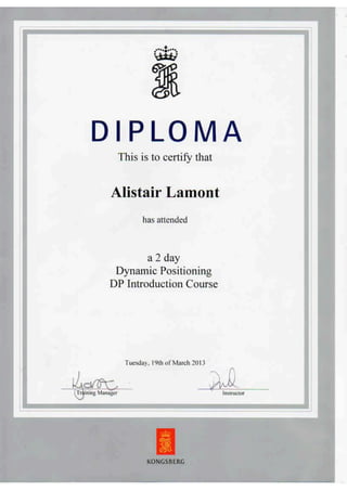 Ali Lamont 2.8MB CV&Certs 2015