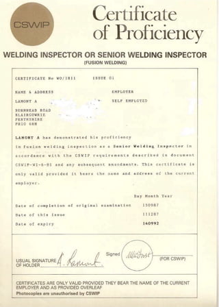 Ali Lamont 2.8MB CV&Certs 2015