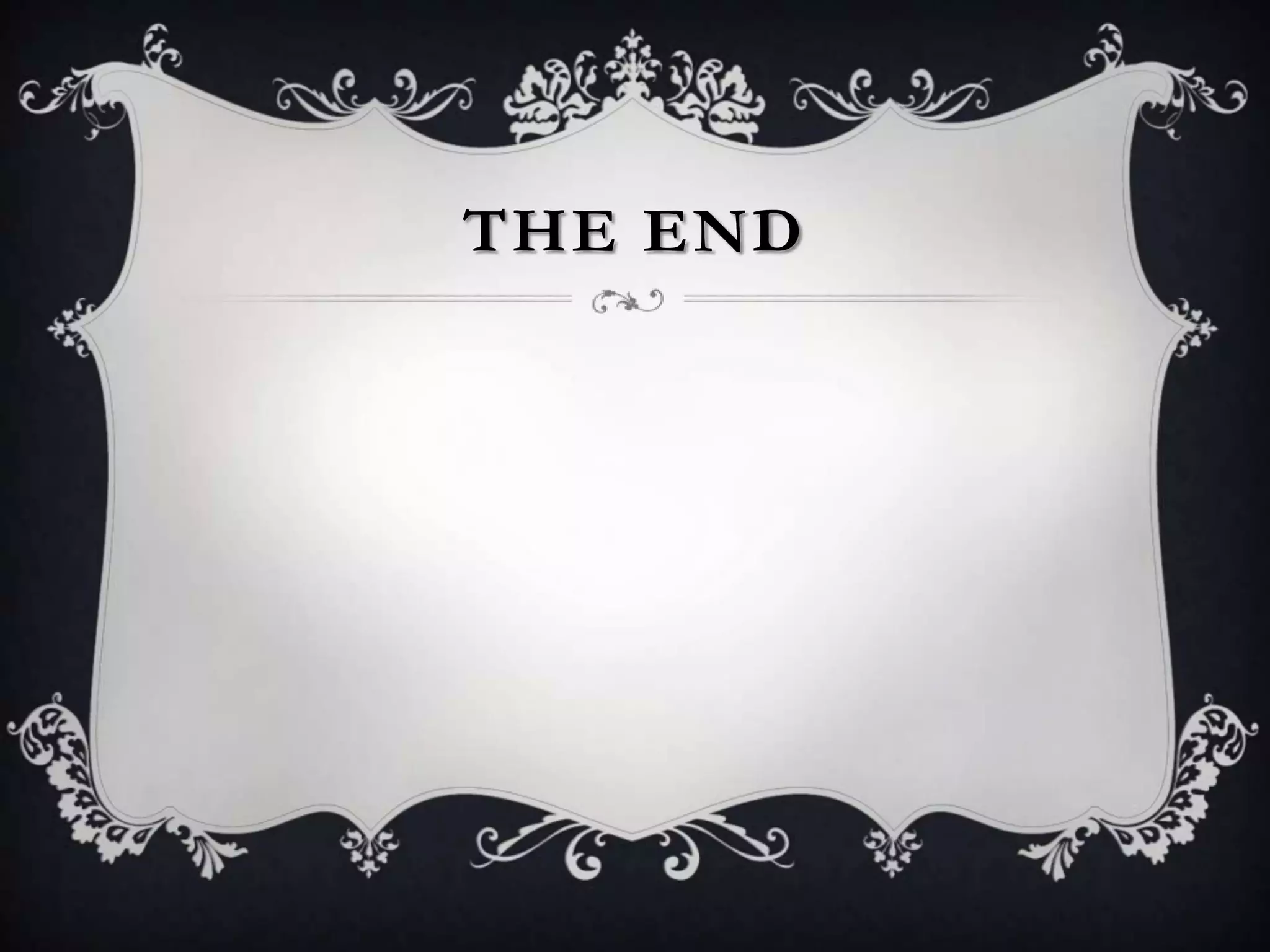 THE END
 