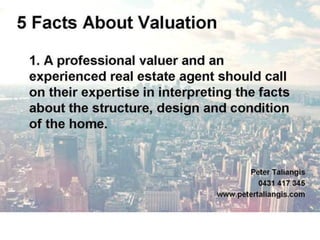 5 facts about valuation