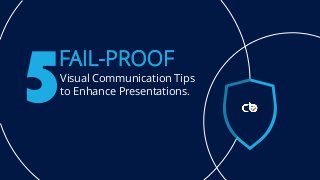 FAIL-PROOF
Visual Communication Tips
to Enhance Presentations.
 
