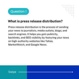 5 FAQs About Press Release Distribution You Must Know | PDF
