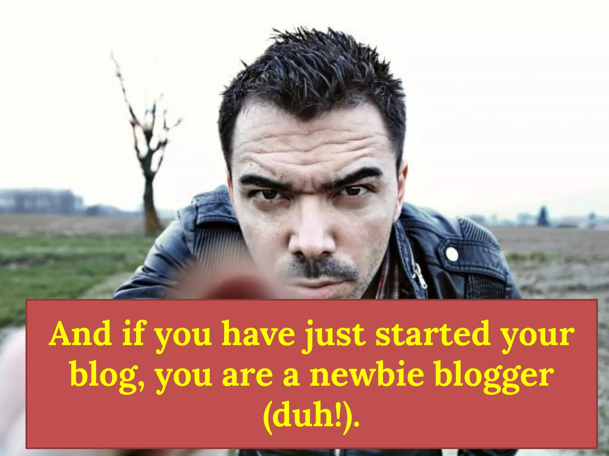 And if you have just started your blog, you are a newbie blogger (duh!).  