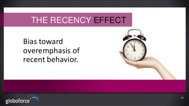 recency effect