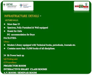 Library:
SafeDrinkingwater
CCTVsurveillance
INFRASTRUCTURE DETAILS -
 