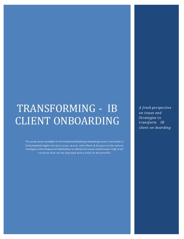 Banking Client Onboarding Process Flow Chart